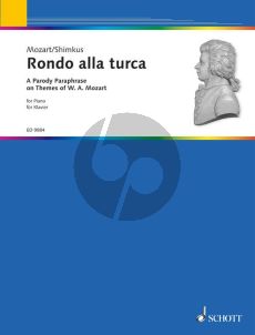 Mozart Rondo alla Turca (Parody Paraphrase on themes of Mozart by Vestard Shimkus) (Grade 3 - 4)