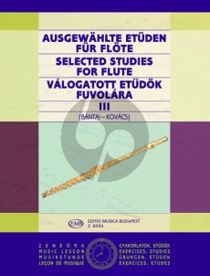 Selected Studies Vol. 3 for Flute (edited by Vilmos Bántai and Imre Kovács)