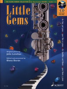 Lenehan Little Gems for Flute and Piano (Bk-Cd) (The Elena Durán Collection 2) (Grades 1 - 2)