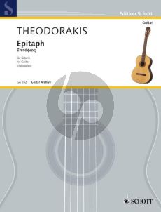 Theodorakis Epitaph für Gitarre (Yiannis Iliopoulos)