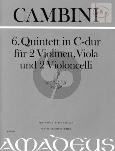 Quintet No.6 C-major (Score/Parts)