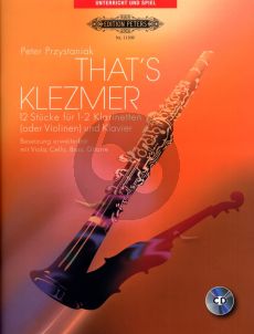 Przystaniak That's Klezmer 1 - 2 Clarinets [Vi.]-Piano (Bk-Cd) (CD with demo and play-along version)