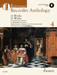 Baroque Recorder Anthology vol.4 Treble Recorder and Piano
