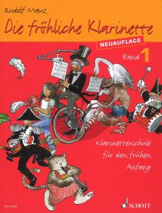 Mauz Die Frohliche Klarinette Vol.1 Book Only (Klarinettenschule für den frühen Anfang (Überarbeitete Neuauflage))