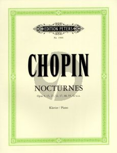 Chopin Nocturnes Klavier (Herrmann Scholtz und Bronisław von Pozniak)
