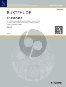 Buxtehude Triosonate a moll Violine-Gamba-BC