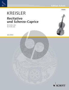 Kreisler Recitativo-Scherzo Caprice Op. 6 Violine solo (Grade 5 - 6)