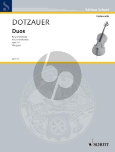 Dotzauer Duos Opus 15 2 Violoncellos (Bernhard Weigart)