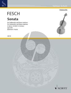 Fesch Sonata d-moll Op.8 No.3 Violoncello und Bc (Koch-Ewerhart)