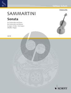 Sammartini Sonata G-major Violoncello-Bc (Moffat-Rapp)
