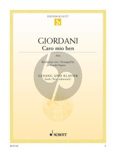 Giordani Caro Mio Ben F-dur (Hoch) (it.) (ed. Guido Papini)