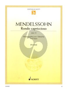Mendelssohn Rondo Capriccioso Op.14 Klavier (Emil von Sauer)