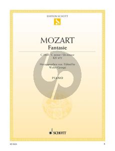 Mozart Fantasie c-moll KV 475 Klavier (Walter Georgii)