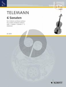 6 Sonaten Vol. 1 No.1 - 3 2 Violins and Bc (Vc./Va.da Gamba ad lib.)