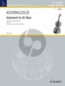 Korngold Concerto D-major Op.35 (Violin-Orch.) (piano red.)