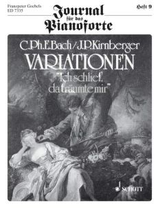 Bach Variationen "Ich schlief, da traumte mir" Klavier (mit J.P. Kirnberger) (Franzpeter Goebels)