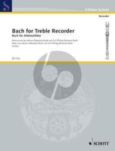 Bach for Treble Recorder