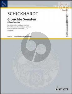 6 Leichte Sonaten Vol.1 (No.1 - 3)