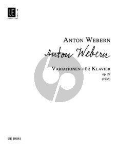 Webern Variationen Op.27 Piano