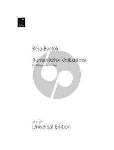 Bartok Rumanische Volkstanze for Clarinet-Piano (Arr. Z. Szekely-Berkes)