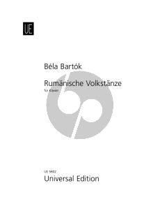 Bartok Rumanische Volkstanze Klavier (Neuausgabe 1993 P. Bartok)