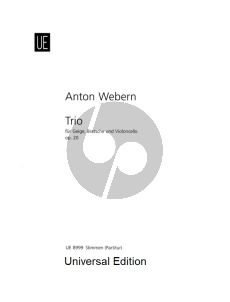 Webern Trio Op.20 Violine-Viola-Violoncello Stimmen (Parts)