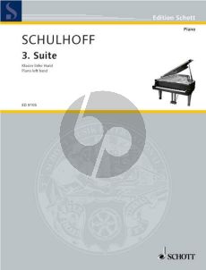 Schulhoff Suite No. 3 WV 80 Piano (left hand) (1926)