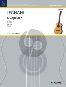 Legnani 6 Leichte Capricen op.250 Gitarre (Walter Götze)