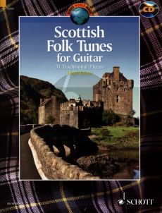 Scottish Folk Tunes for Guitar (31 Traditional Pieces) (Bk-Cd) (edited by Hugh Burns)