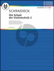 Schradieck Schule der Violintechnik Vol.2 (School of Violin Technique) (Practices in double stops)