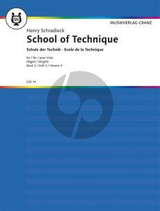 Schradieck Schule der Violatechnik Vol.3 (Louis Pagels/Paul Wright)