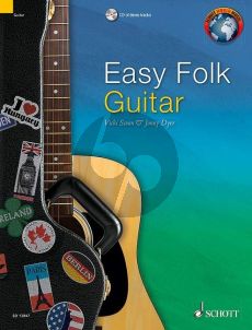 Easy Folk Guitar (29 Traditional Pieces) (Bk-Cd)