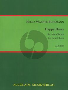 Warner-Buhlmann Happy Harry 4 Oboes (Score/Parts)