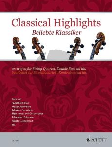 Classical Highlights for String Quartet