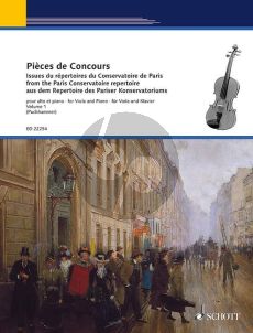 Pièces de Concours from the Paris Conservatoire Repertoire Vol.1 Viola-Piano