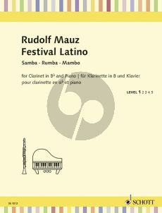 Mauz Festival Latino Clarinet[Bb]-Piano