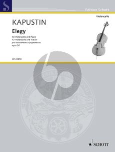 Kapustin Elegy Op.96 Violoncello-Piano