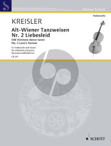 Kreisler Liebesleid (Alt-Wienertanzweisen No.2) Violoncello-Klavier (Mats Lidström)