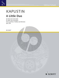 Kapustin A Little Duo Op.156 Flute and Violoncello (Score/Parts)