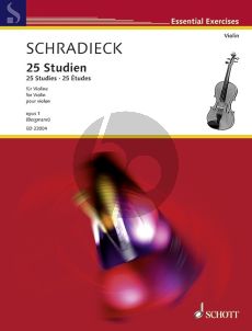 Schradieck 25 Studien Op.1 Violine (Benjamin Bergmann)
