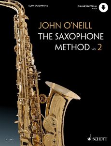 O'Neill The Saxophone Method Vol.2 Alto Saxophone (Book with online material)