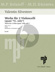 Silvestrov Works for 2 Cellos (quasi cello solo)