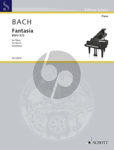 Bach Fantasia BWV 572 Piano solo (transcr. by Vyacheslav Gryaznov)