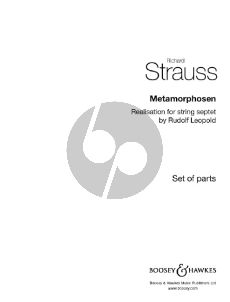 Strauss Metamorphosen for String Septet Set of Parts (Realisation by Rudolf Leopold)