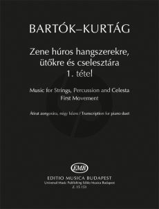 Bartok Music for Strings, Percussion and Celesta - First Movement for Piano 4 Hands (Transcription for Piano Duet by György Kurtág)