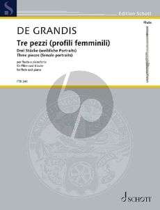 Grandis Three Pieces (female Portraits) for Flute and Piano
