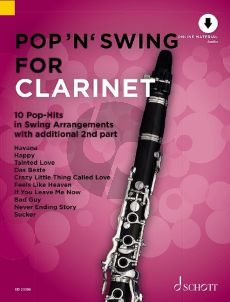 Pop 'n' Swing for 1 or 2 Clarinets (Book with Audio online) (arr. Uwe Bye)