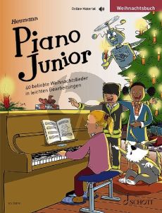 Heumann Piano Junior: Weihnachtsbuch (40 beliebte Weihnachtslieder) (Buch mit Audio online)