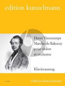Vieuxtemps Marche de Rakoczy a-Moll pour Violon et Orchestre (piano reduction)