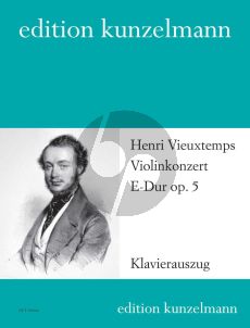 Vieuxtemps Konzert E-Dur Op. 5 für Violine und Orchester (Klavierauszug) (Olaf Adler)